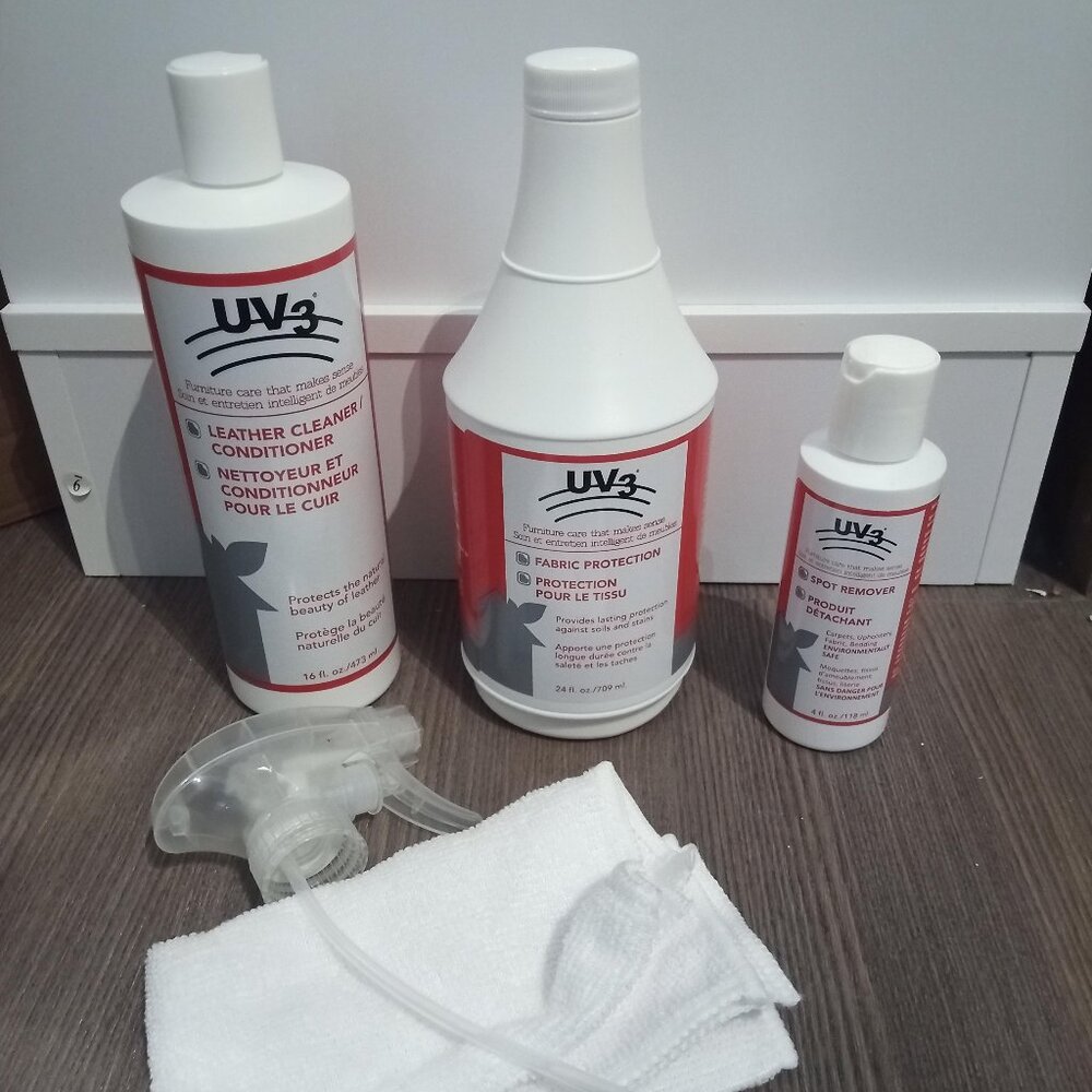 UV3 Furniture Upholstery Protector Care Kit